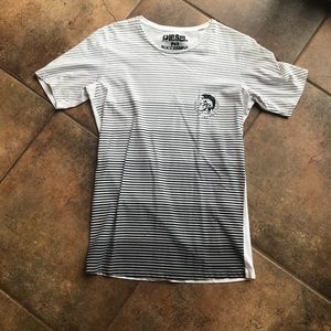 Diesel black white shirt